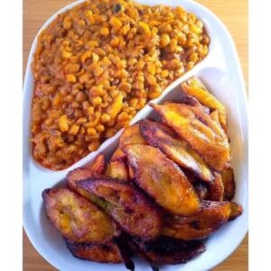 Beans and Plantain