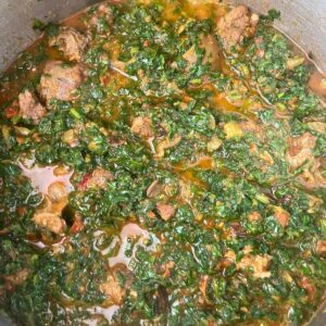 3.5 Litres of Various Nigerian Soup with Beef – $110 CAD
