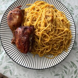 Spaghetti and Chicken