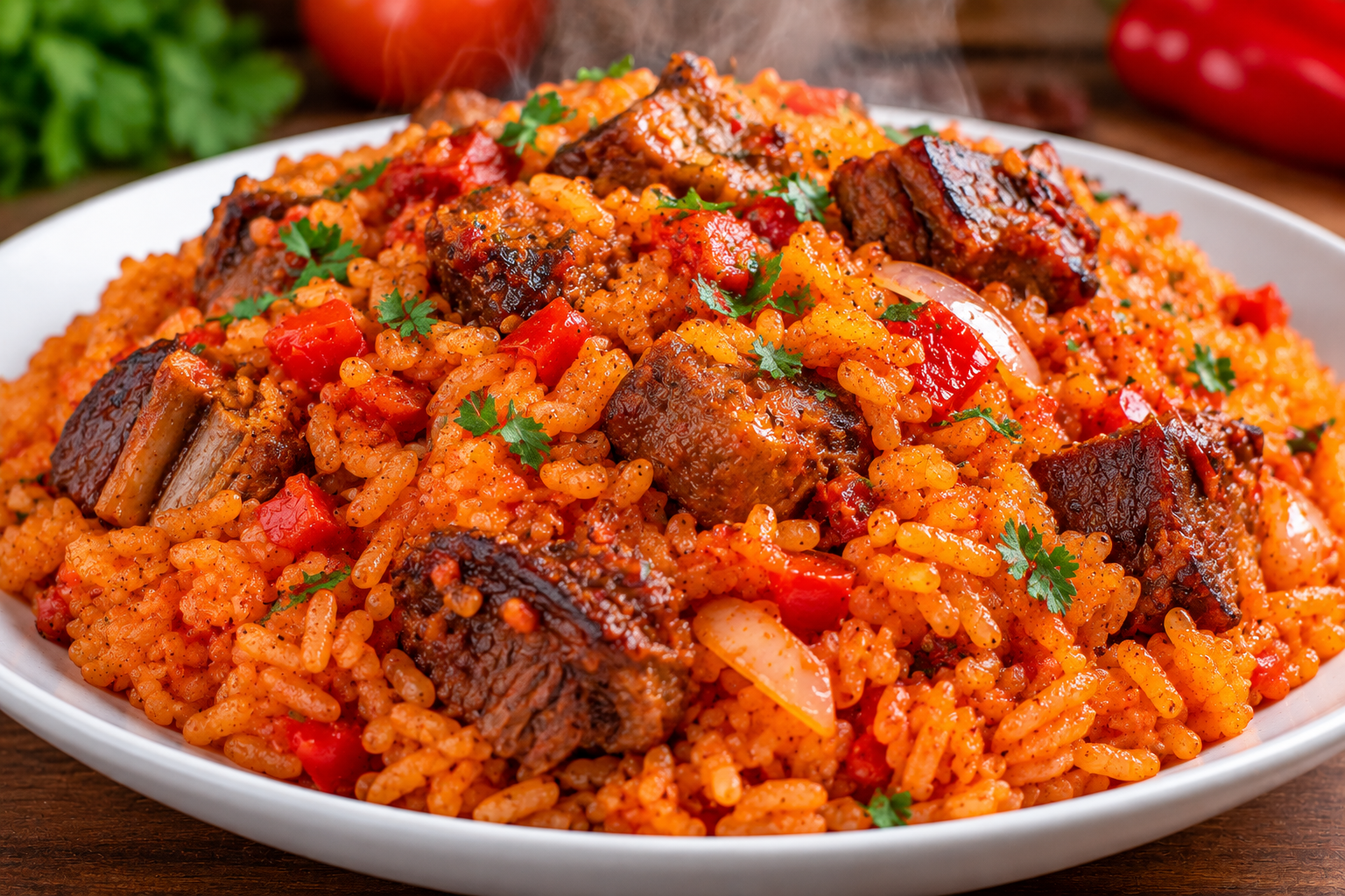 Smokey Jollof Rice
